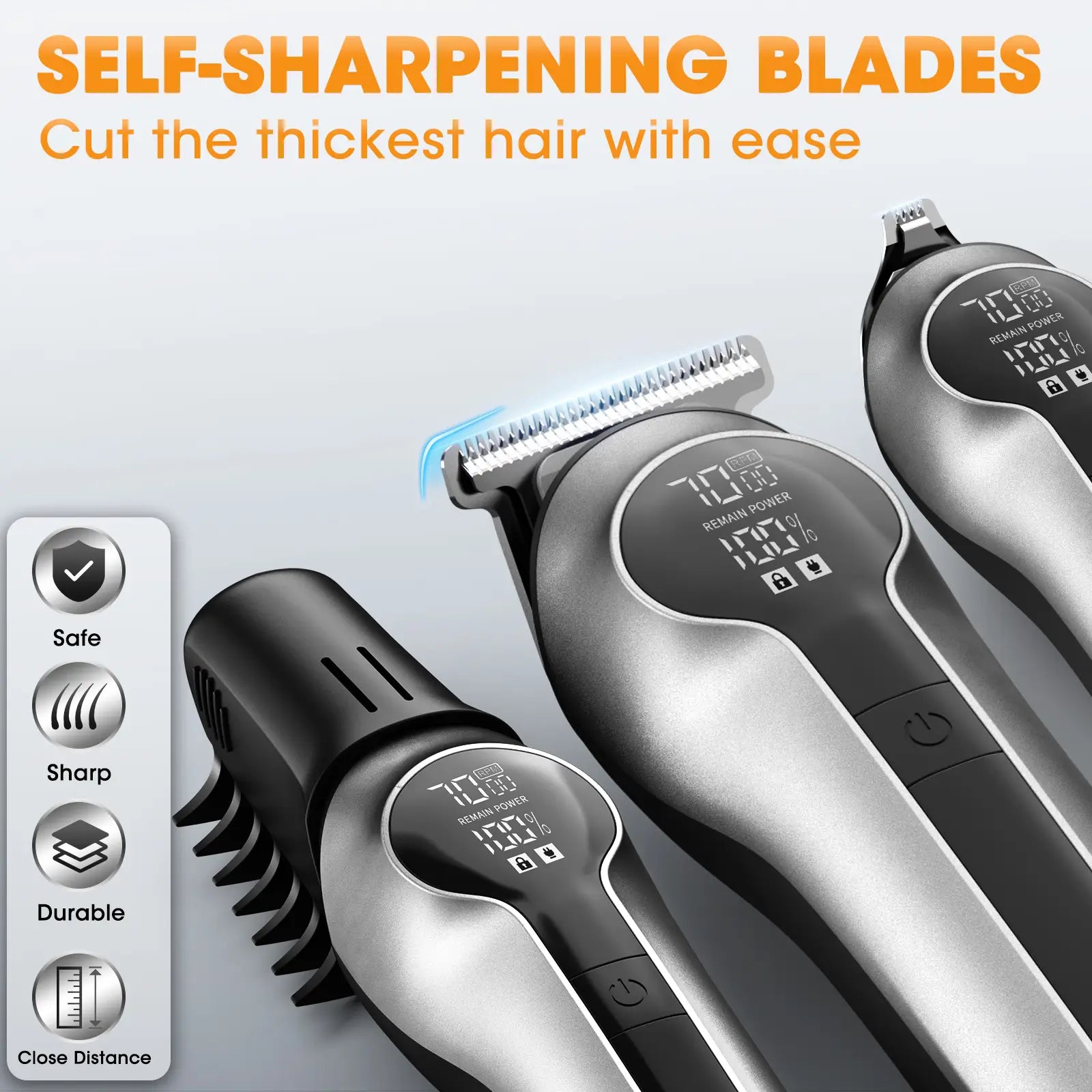 Wolf Mind All-in-One Men’s Trimmer – 14 Attachments